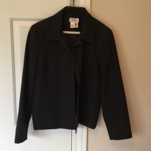 Talbots Petites Wool Jacket! Charcoal Gray NWOT